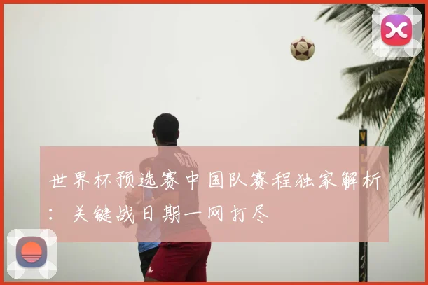 世界杯预选赛中国队赛程独家解析：关键战日期一网打尽